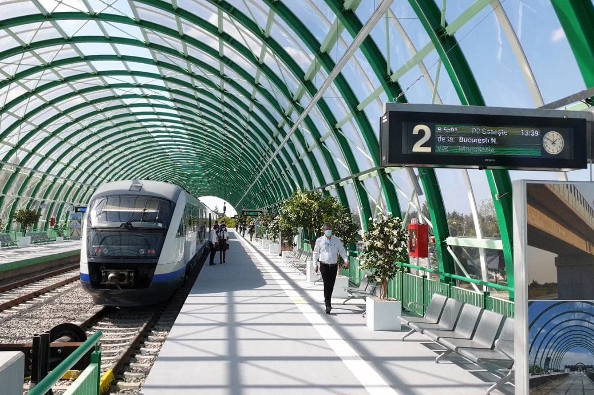 tren gara de nord otopeni