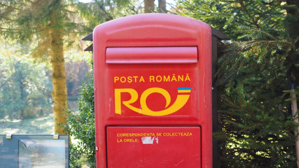 Cutie pentru corespondenta Posta Romana